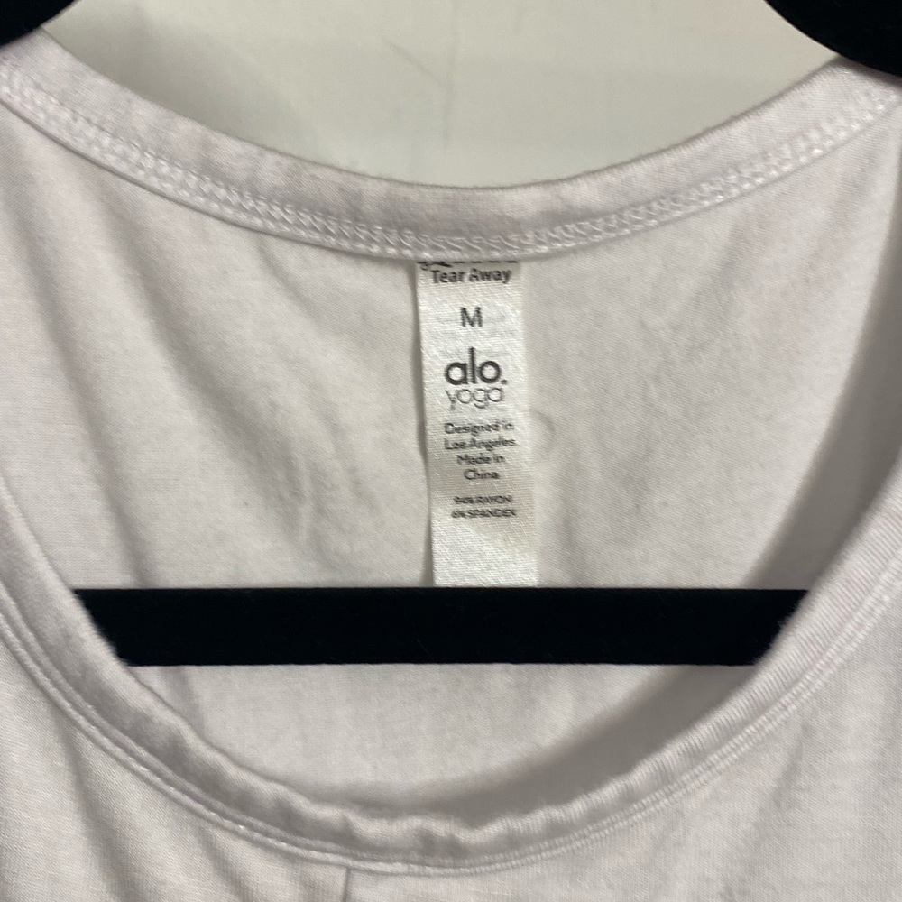 ALO White Cover Tank - Picture 5 of 6